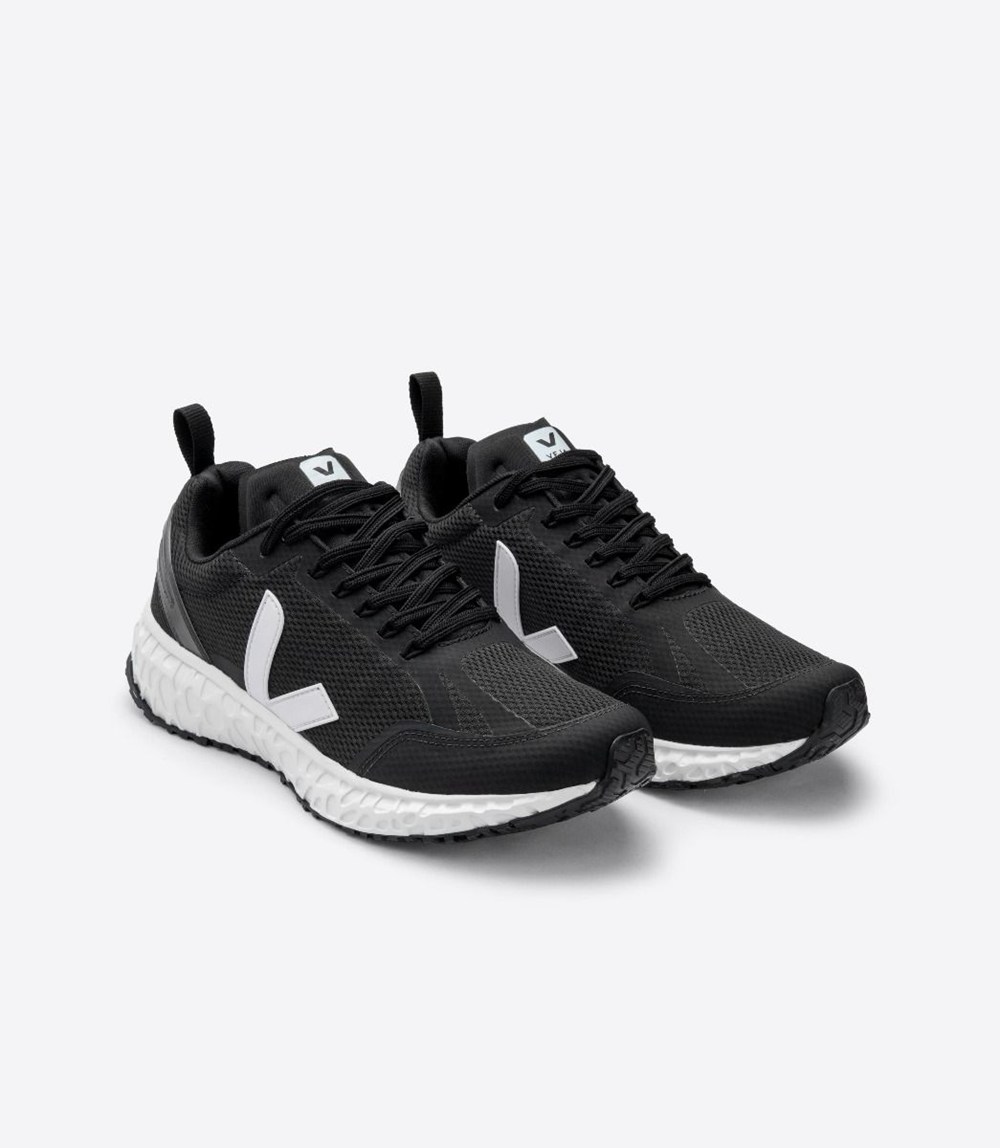 Veja Trainers Mens Black/White - Condor Mesh - PUAN-36452